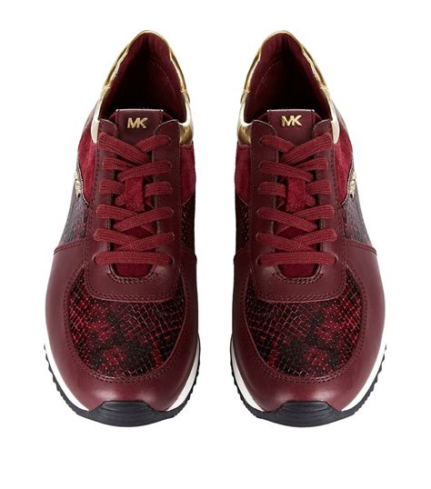 michael kors rote schuhe|michael kors red sneakers.